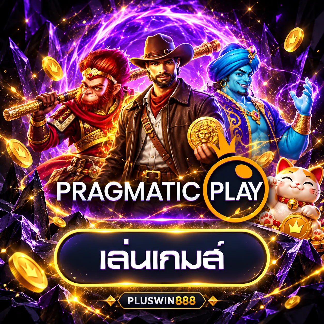 การ์ดทดลองเล่น Pragmatic Play ที่ PLUSWIN888